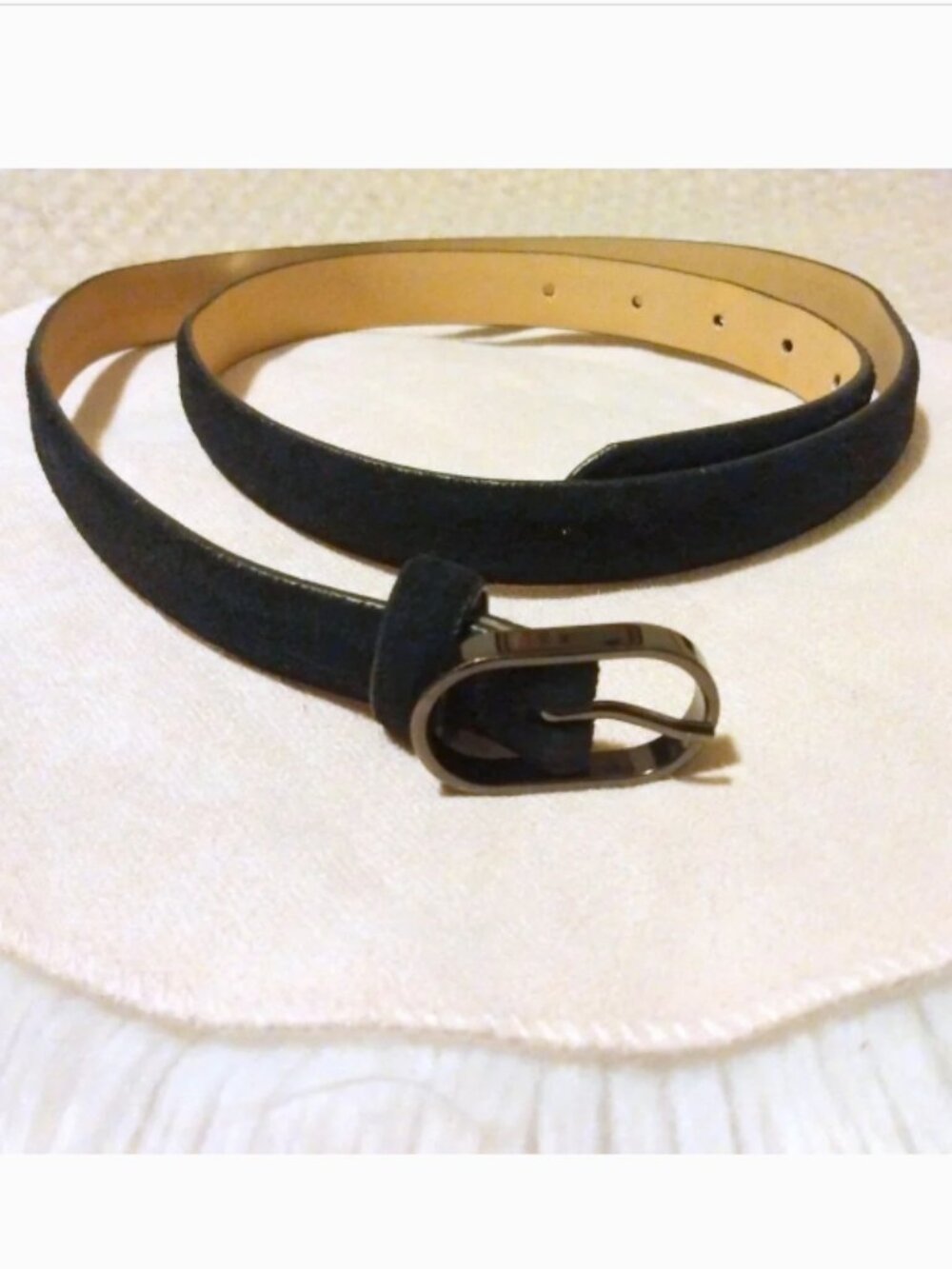 Live Love Loft Black Leather Belt S Capsule Wardrobe Quiet Luxury Everyday